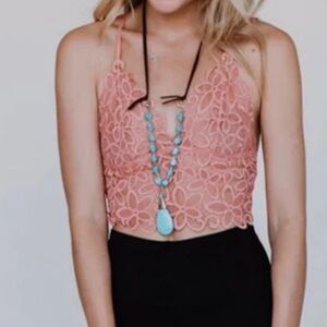 Three bird nest Eye of the sun Bralette in Mauve. Excellent like new condition.